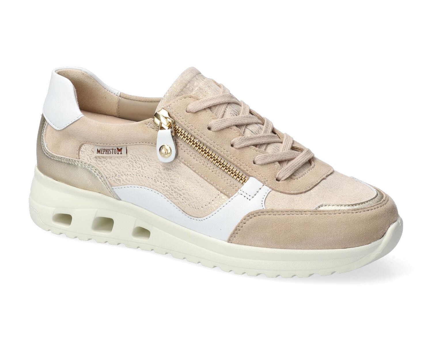 lacets femme modèle Lilas Beige - Mephisto